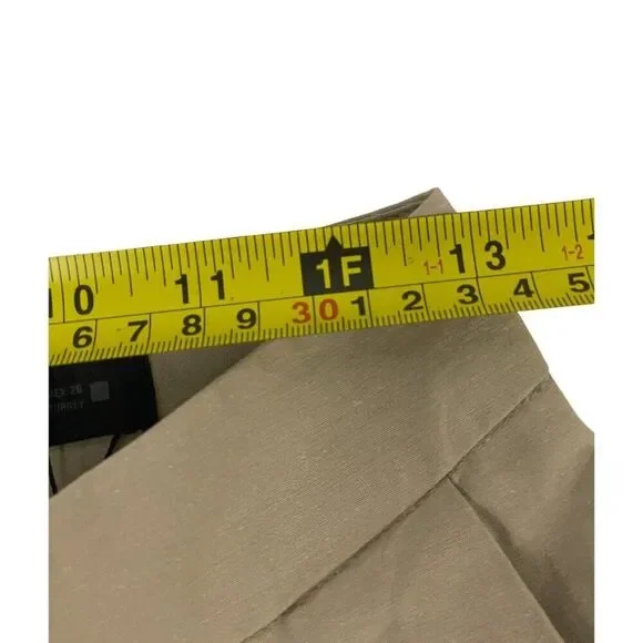 Zara Womens Midi Skirt Small S Tan Brown Cotton Pleated Flared Hem 1971/052 NWD - Picture 14 of 16